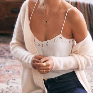 Sézane Paloma Silk Top (34) size 2